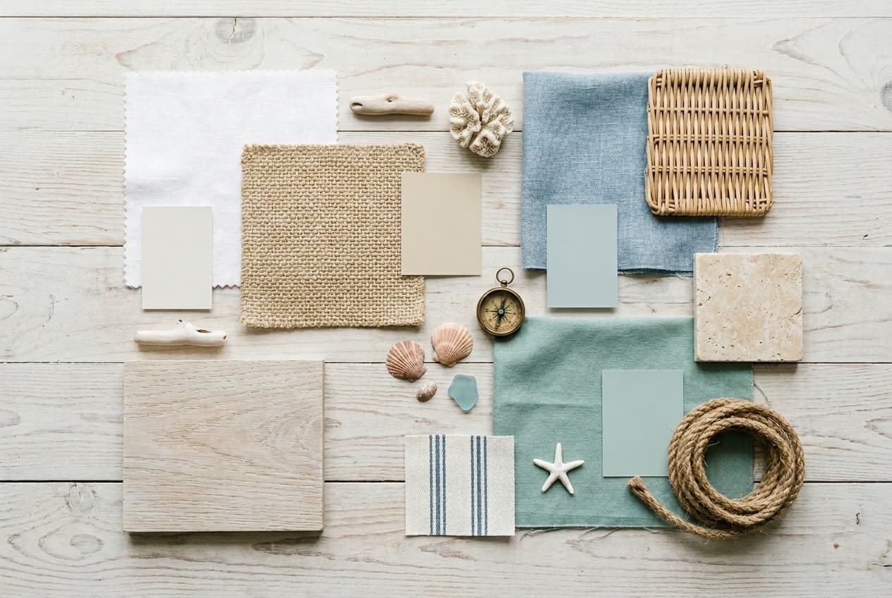 Coastal Casual interior style preview